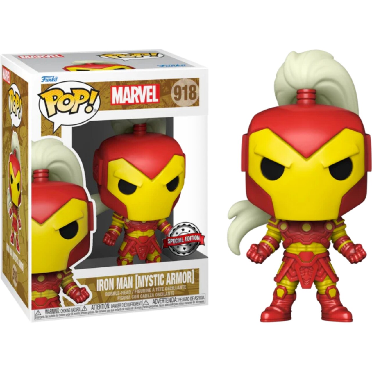 Marvel Iron Man Iron Man Mystic Armor Funko Pop! Vinyl Figure #918 - Special Edition